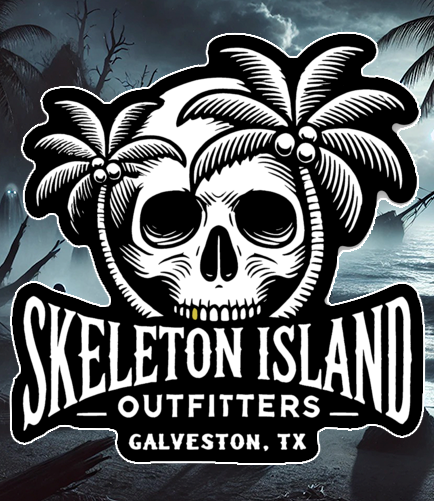 Skeleton Island Outfitters Die-Cut Vinyl Sticker (3"x3")